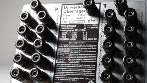 Übertrager aus der Hörspielstudio-Technik