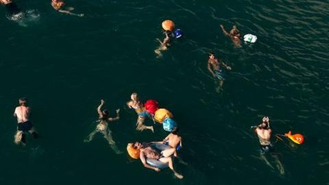 Flussschwimmen in der Schweiz