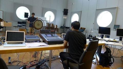 Anthony Tan-Proben für UA matrix 15 im SWR Experimentalstudio Freiburg