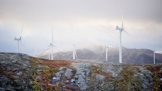 Windpark in Fosen, Norwegen