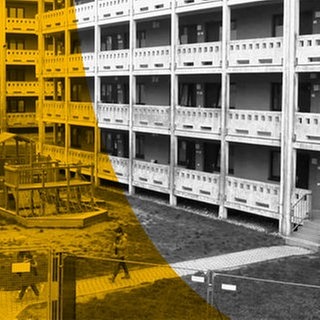 Flüchtlingsunterkunft in Hahn, bis 2024 betrieben von einer Serco-Tochterfirma, der ors Deutschland GmbH.