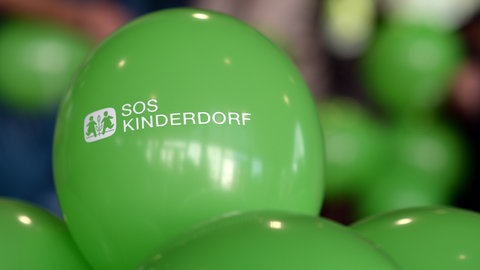 Luftballons des Vereins SOS-Kinderdorf