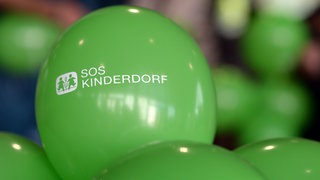 Luftballons des Vereins SOS-Kinderdorf