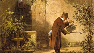Carl Spitzweg, "Der Gartenfreund", 1860.