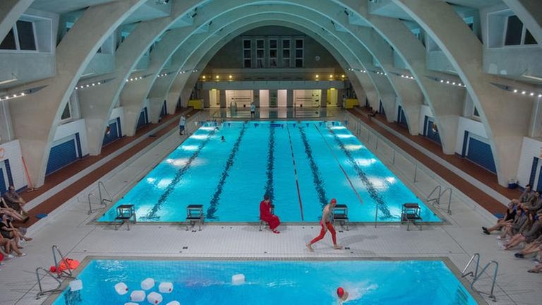 Hallenbad Heslach - diente als Theaterkulisse für das Theater Lokstoff