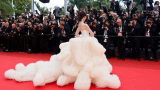 Schauspielerin Wan QianHui posiert in Cannes, 2025