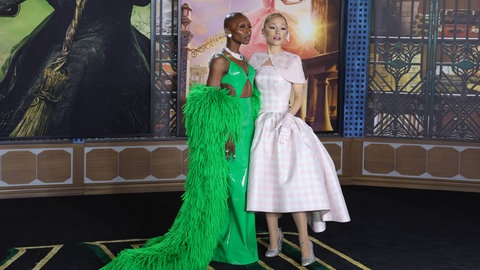 "Wicked"-Premiere mit Cynthia Erivo (links) und Ariana Grande in Los Angeles, 2024.