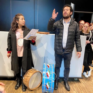 Tatiana Lopez Churata und Carlos Gutierrez