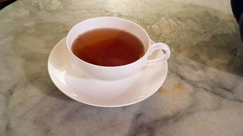 Teetasse mit Schwarztee