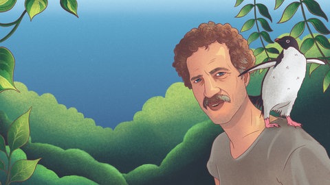 Grafik Werner Herzog in Peru