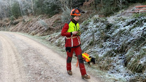 Hannah Mittner bei der Drückjagd
