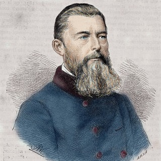 Ludwig Feuerbach (1804-1872), deutscher Philosoph. Kupferstich von A. Etching Newmann