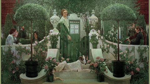 Heinrich Vogeler: Sommerabend, 1905