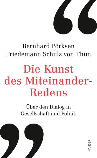 Buchcover | Bernhard Pörksen und Friedemann Schulz von Thun