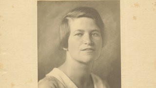 Portraitbildnis von Margret Boveri (1900 - 1975), ca. 1920,. Margret Boveri war Korrespondentin und Zeitungsreporterin