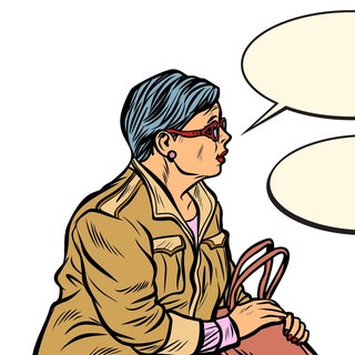 Zwei Frauen tauschen Neuigkeiten aus.