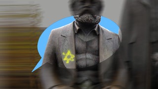 Antisemitische Schmierereien auf den Skulpturen des Marx-Engels-Forums in Berlin: Jahrzehntelange Aufklärungsarbeit hat es nicht geschafft, den Antisemitismus in Deutschland zu beseitigen. Im Gegenteil: Jüdinnen und Juden in Deutschland fühlen sich so bedroht wie niemals seit dem Ende des Zweiten Weltkriegs.