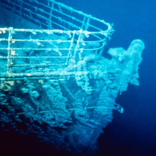 Bild der Titanic aus "The Investigation Begins", Dokumentation