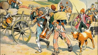 Französische Revolutionssoldaten