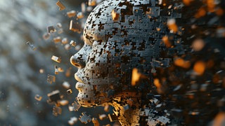 Illusration eines Kopfes, der sich aus vielen Puzzleteilen zusammensetzt: Die meisten Menschen glauben, dass sie sehr gut darin sind, andere Menschen richtig einzuschätzen. Doch Studien zeigen, dass wir unsere Menschenkenntnis oft überschätzen. 