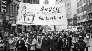Internationale Demonstration 1979 gegen die Verjaehrung von NS-Verbrechen , Frankreich