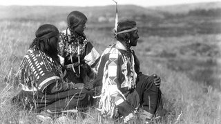 Amerikanische Ureinwohner – Blick auf das Lager