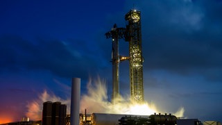 Starship Rakete von SpaceX startet