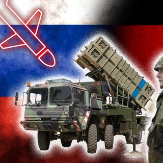Bundeswehrsoldaten mit Patriot gegen feindliche Raketen 