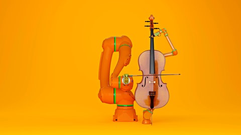 Ein Roboter macht Musik