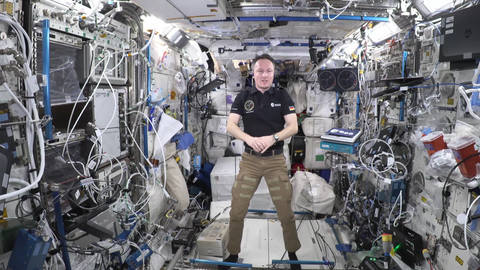 Astronaut Matthias Maurer hat sich auf der ISS "in die Erde verliebt".