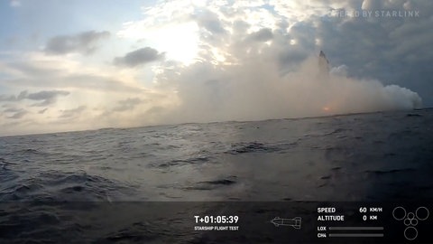 New Space in der Raumfahrt: Die SpaceX Rakete landet erfolgreich im Ozean.