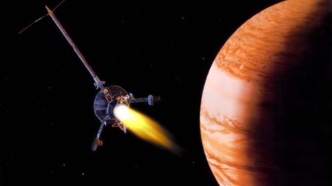 Raumfahrt Ende 2024: Die Raumsonde Europa Clipper soll zu einer Mission zum eisigen Jupitermond Europa starten. 