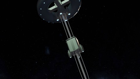 Weltraumaufzug von der Erde ins Weltall. Eine Technologie die möglich ist.