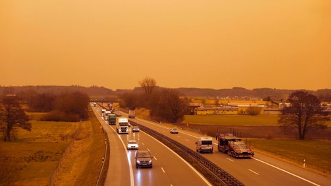 Naturphänomen: Saharastaub liegt über Bayern in der Luft