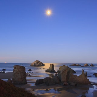Ebbe am Bandon Beach in OrgegonUSA
