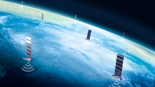 Starlink-Satelliten senden auch Radiosignale aus und stören dadurch die Radioastromonie.