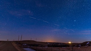 Starlink-Satelliten fallen reihenweise vom Himmel