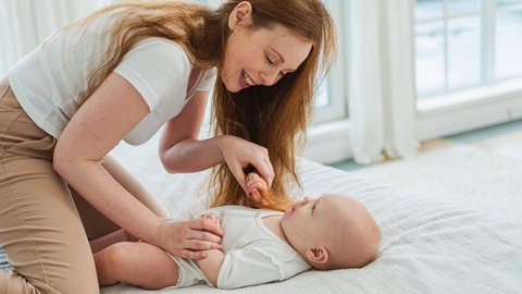 Babys lernen von Menschen in ihrer Umwelt