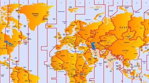 In Deutschland gibt es nur eine Zeitzone fürs ganze Land. Im Winter gilt die Mitteleuropäische Zeit (MEZ), im Sommer die Mitteleuropäische Sommerzeit (MESZ). Aber die Sonne erreicht nicht überall gleichzeitig ihren Höchststand. 