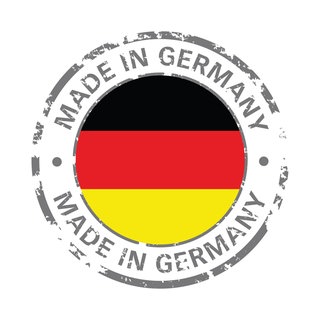 "Made in Germany"-Stempel mit Deutschlandfahne: Lange schien der Export die perfekte Lösung für wirtschaftliche und gesellschaftliche Probleme zu sein. Doch heute stößt unser mehr als 100 Jahre altes Wirtschaftsmodell an seine Grenzen.