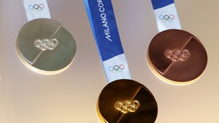 Gold, Silber, Bronze: Die Medaillen der Olympischen Winterspiele Milano Cortina 2026