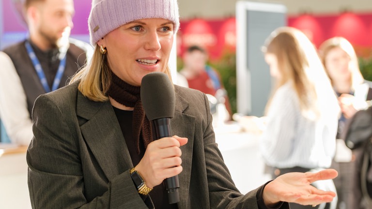 Saskia Niechzial bei der didacta 2026