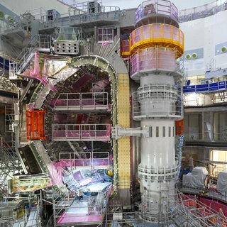 Symbolbild: Baustelle des ITER (International Thermonuclear Experimental Reactor) in Saint-Paul-lès-Durance. 