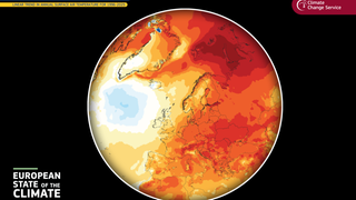 Grafik: Die Erwärmungsrate variiert in ganz Europa