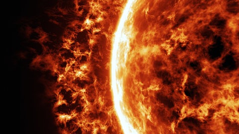 Auf der Sonne kommt es immer wider zu heftigen Eruptionen, die große Teilchenschauer mitsamt Magnetfeldern ins All schleudern.  Sie können auch die Erde treffen.