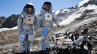 Mars Feldsimulation am Kaunertaler Gletscher mit Dr. Carmen Köhler.