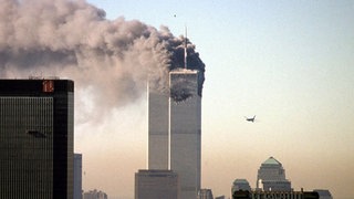 Terroranschlag am 11. September 2001 auf das World Trade Center in New York.