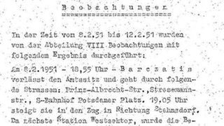 Beobachtungen