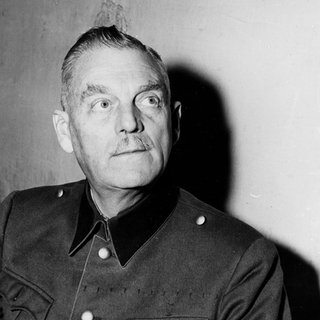 Wilhelm Keitel im November 1945 in seiner Zelle in Nürnberg