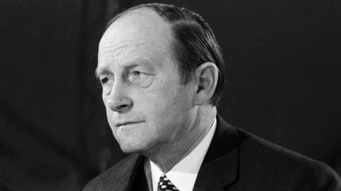 Hans Filbinger auf dem CDU-Parteitag 1971 in Düsseldorf